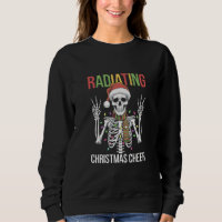 Technicien en radiologie de Noël Santa Skeleton Xr