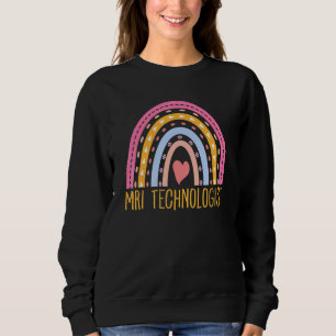 Sweatshirt Technologue IRM Radiologie Rainbow Radiologique IR