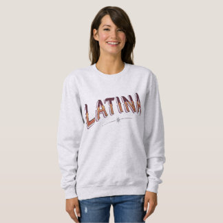 Sweatshirt Tee graphique latina personnalisée - Conception en
