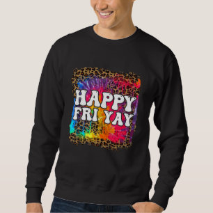 Sweatshirt teinture tie heureuse ven yay prof amusant c'est v
