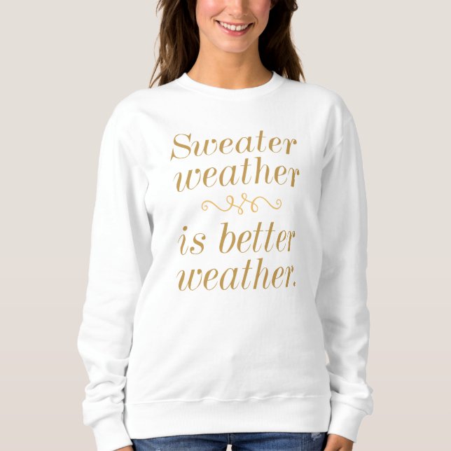 Sweatshirt Temps du pull (Devant)