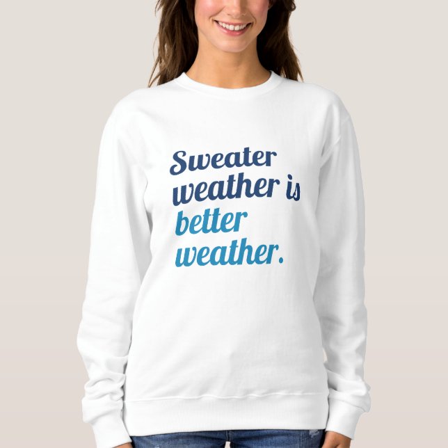 Sweatshirt Temps du pull (Devant)