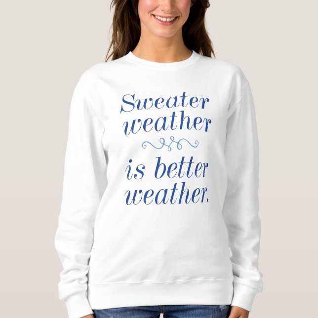 Sweatshirt Temps du pull (Devant)