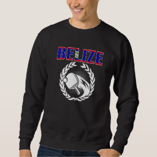 Sweatshirt Tennis de table du Belize Équipe de ping-pong du
