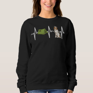 Sweatshirt Tent Camping Australian Shepherd Heartbeat Chien