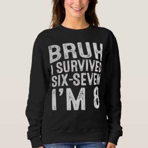 Sweatshirt Tenue de garçon pour son 8ème anniversaire J'ai 8