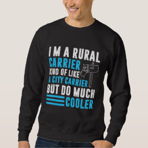 Sweatshirt Tenue De Transporteur Rurale Présente Pour Le Trav