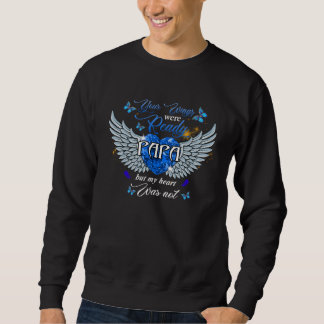 Sweatshirt Tes ailes étaient prêtes Papa mais mon cœur n'étai
