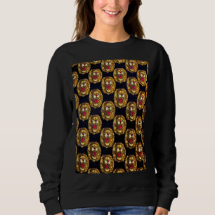 Sweatshirt - Tête de lion (collection Isi-Agu)