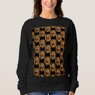 Sweatshirt - Tête de lion (collection Isi-Agu)