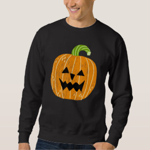 Sweatshirt Tête Jack-o-lanterne éffrayante