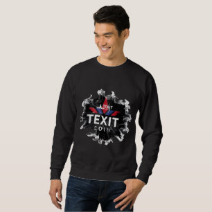 Sweatshirt TexitCoin Logo Officiel au dos M ou F Noir Long