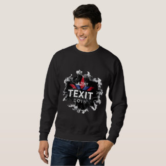 Sweatshirt TexitCoin Logo Officiel au dos M ou F Noir Long