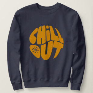 Sweatshirt Texte à la main en forme de boule