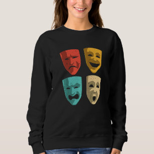 Sweatshirt Théâtre Hommes Masques Théâtres Femmes Broadway Dr