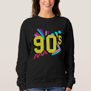 Sweatshirt Thème de soirée déguisée 90 Tenue rétro années 90