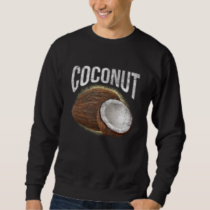 Sweatshirt Thème Vintage des vacances à la noix de coco