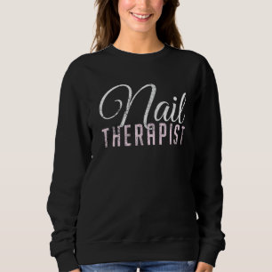 Sweatshirt Thérapeute à ongles vintage Soins à ongles Artiste