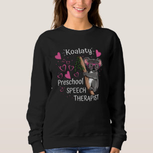 Sweatshirt Thérapie orthophonique préscolaire Valentine S Day
