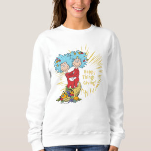 Sweatshirt Thing One Thing Two Joyeux Things-Giving!