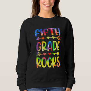 Sweatshirt Tie Dye Cinquième année Rocks 5e année de rentrée