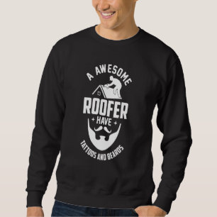Sweatshirt Toit De Toit De Toit Et Lit De Lit