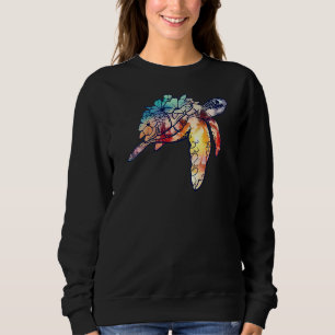 Sweatshirt Tortues de mer Hawaii Hawaiian Hommes Et Femmes