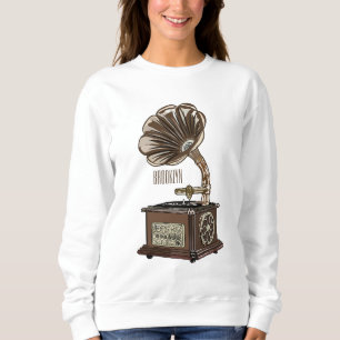 Sweatshirt Tourne-disque dessin animé