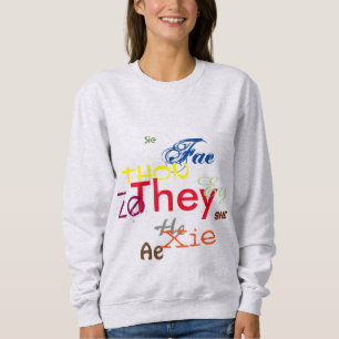 Sweatshirt Tous les pronoms partout
