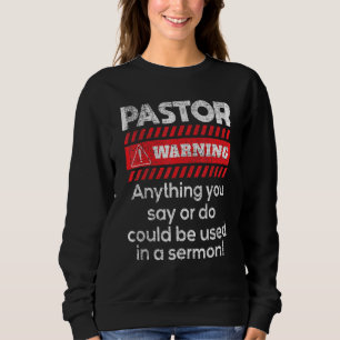Sweatshirt Tout Pourrait Être Utilisé Dans Un Prêcheur Pasteu