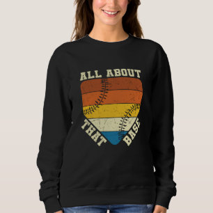 Sweatshirt Tout sur cette base Baseball design magnifique