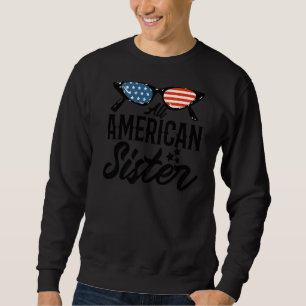 Sweatshirt Toutes les soeurs américaines 4 juillet famille co