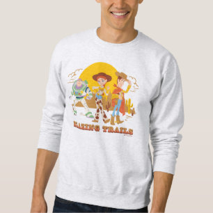 Sweatshirt Toy Story Buzz, Jessie, Woody "Pistes enflammées"