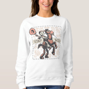 Sweatshirt Toy Story Jessie & Bullseye "Restez Sauvage"