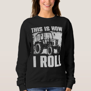 Sweatshirt Tracteur d'agriculture cool Art pour hommes Tracte