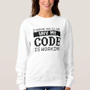 Sweatshirt Travail du code
