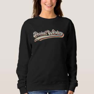 Sweatshirt Travailleur social titre de poste de profession vi