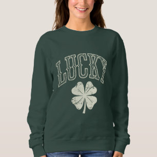 Sweatshirt Trèfle Chanceux de la Saint-Patrick Vintage