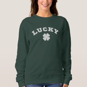 Sweatshirt Trèfle Chanceux Saint-Patrick