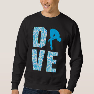 Sweatshirt Tremplin de plate-forme de plongeur de cadeau de