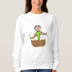 Sweatshirt Tressage de paniers