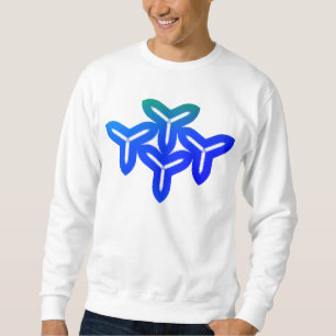 Sweatshirt Tri-lame gothique