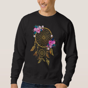 Sweatshirt Tribu autochtone Rêveuse florale Indien