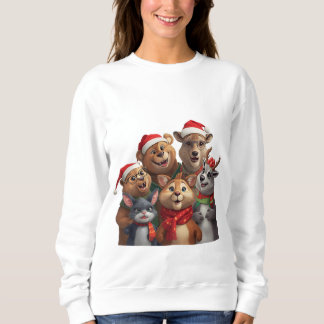 Sweatshirt Trio de chiens drôles – Sweat-shirt ani