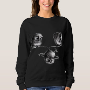 Sweatshirt Trois chouettes amusantes - Liberté et Amusement
