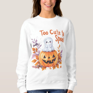 Sweatshirt Trop mignon pour parler ExDesigner Halloween