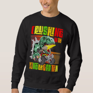 Sweatshirt Truck Dinosaur De Camion Monster À La Maternelle
