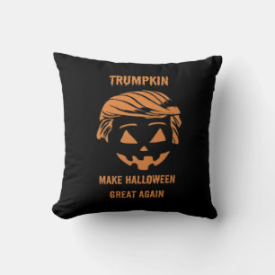 Sweatshirt, Trumpkin, Halloween Merch Classic Throw Pillow
