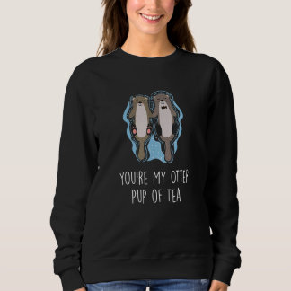 Sweatshirt Tu es ma loutre pupille de thé Loutre  Couples Lou