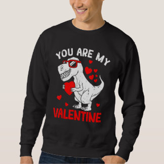 Sweatshirt Tu es mon dinosaure Rex de la Saint-Valentin Rétro